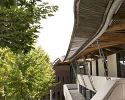 Exterior of University of Exeter's campus